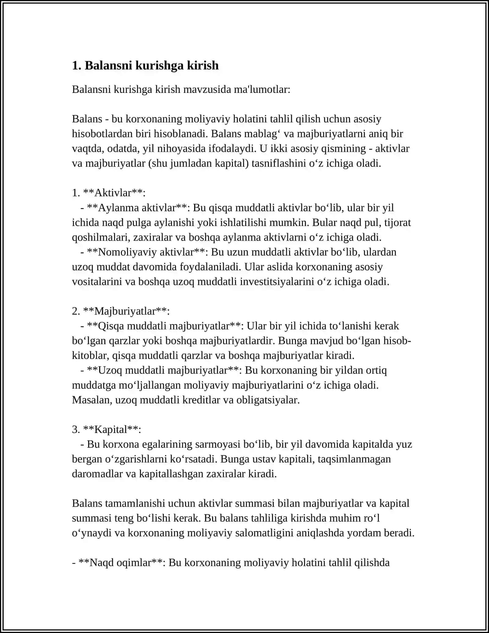 BALANSNI KURISH 4