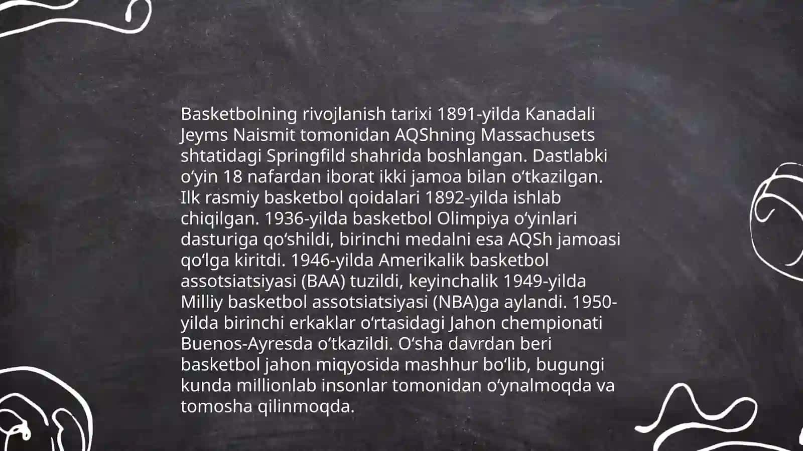 Basketbol sporti va tarixi 4