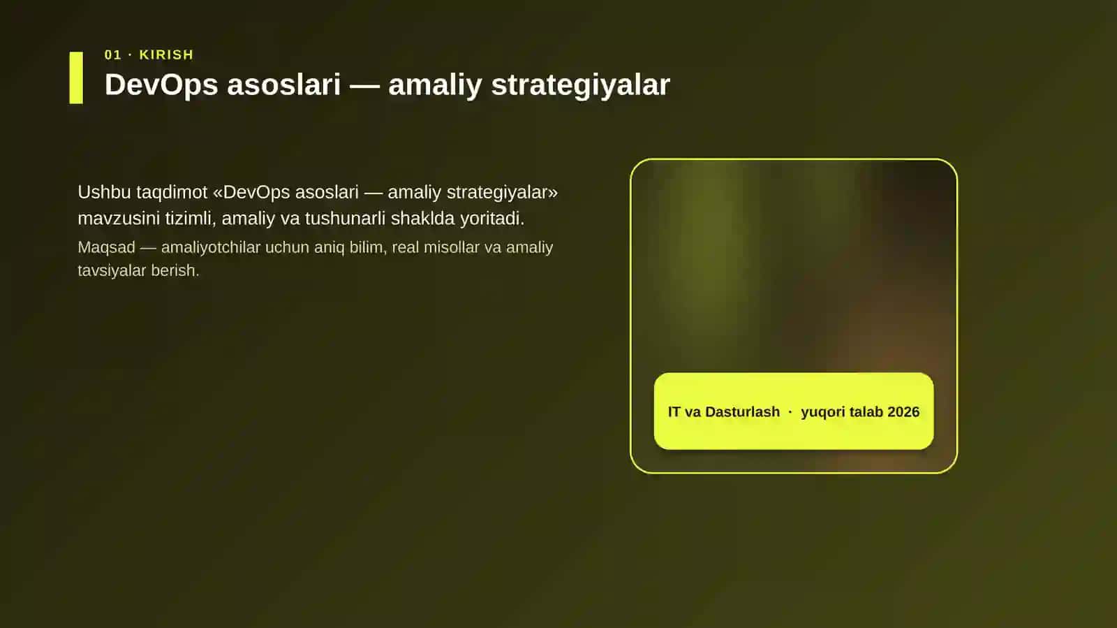 DevOps asoslari — amaliy strategiyalar 4