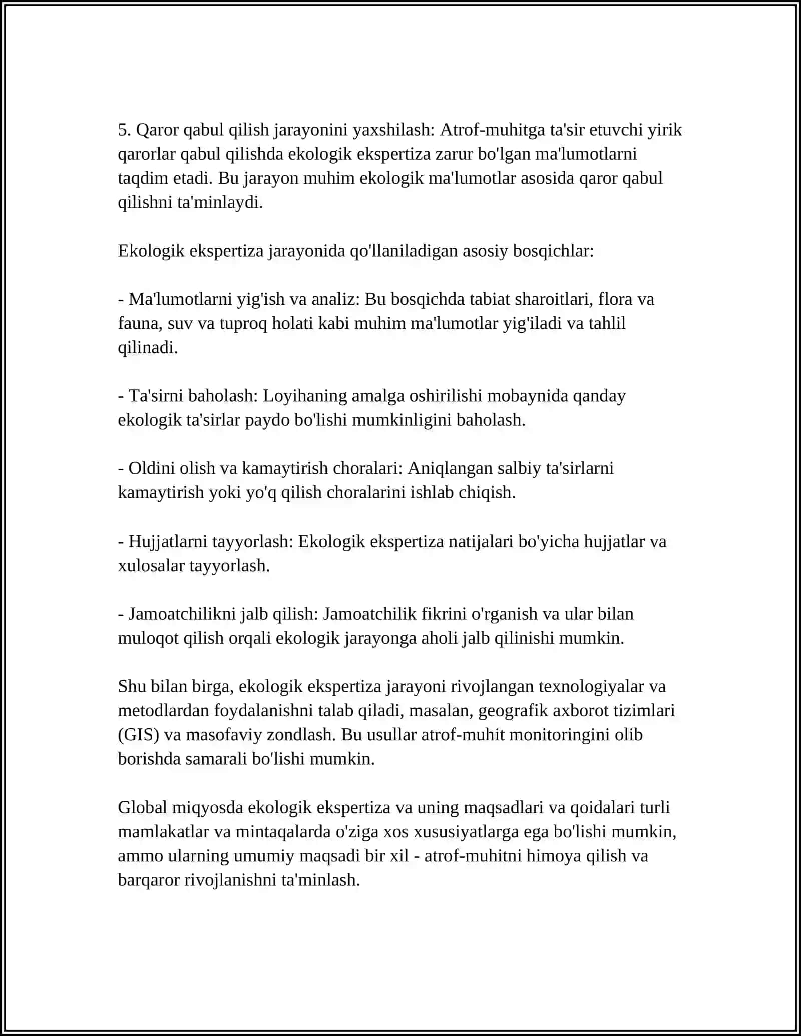 JAMOAT EKOLOGIK EKSPERTIZASI VA EKOLOGIK AUDIT 4