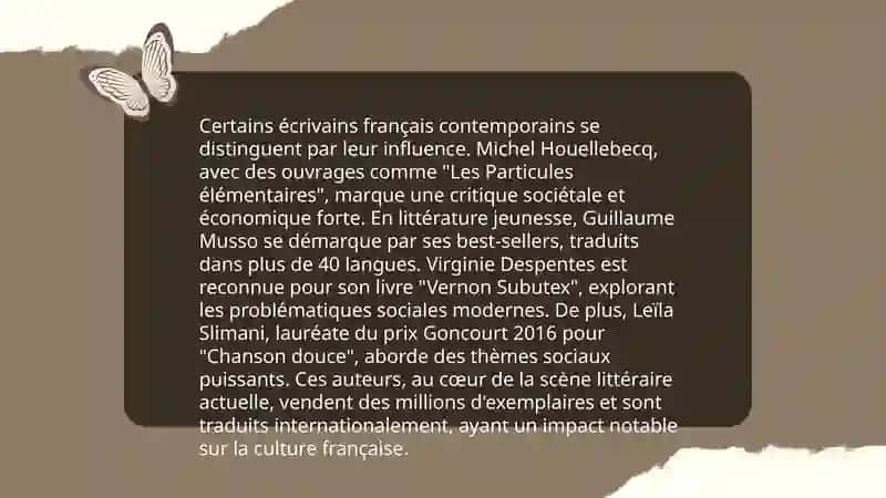 La littérature française contemporaine 4