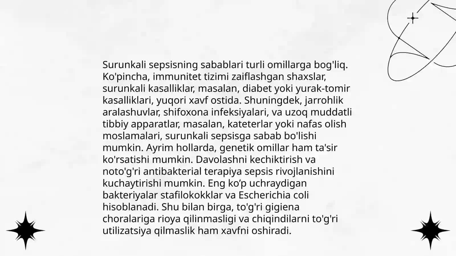 Surunkuli sepsis va OITS 4