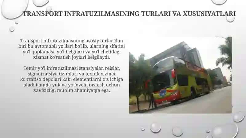 Turizmda tashish xizmatlarining rivojlanishi 4