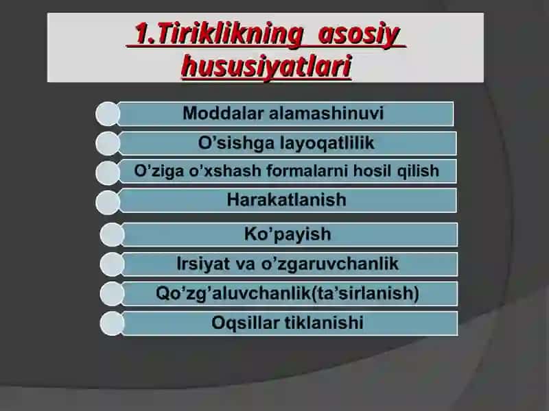 Hayvonot va o'simlik dunyosi 4
