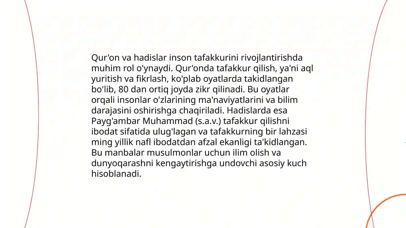 Islom tafakkuri va madaniyatning shakllanishi 4
