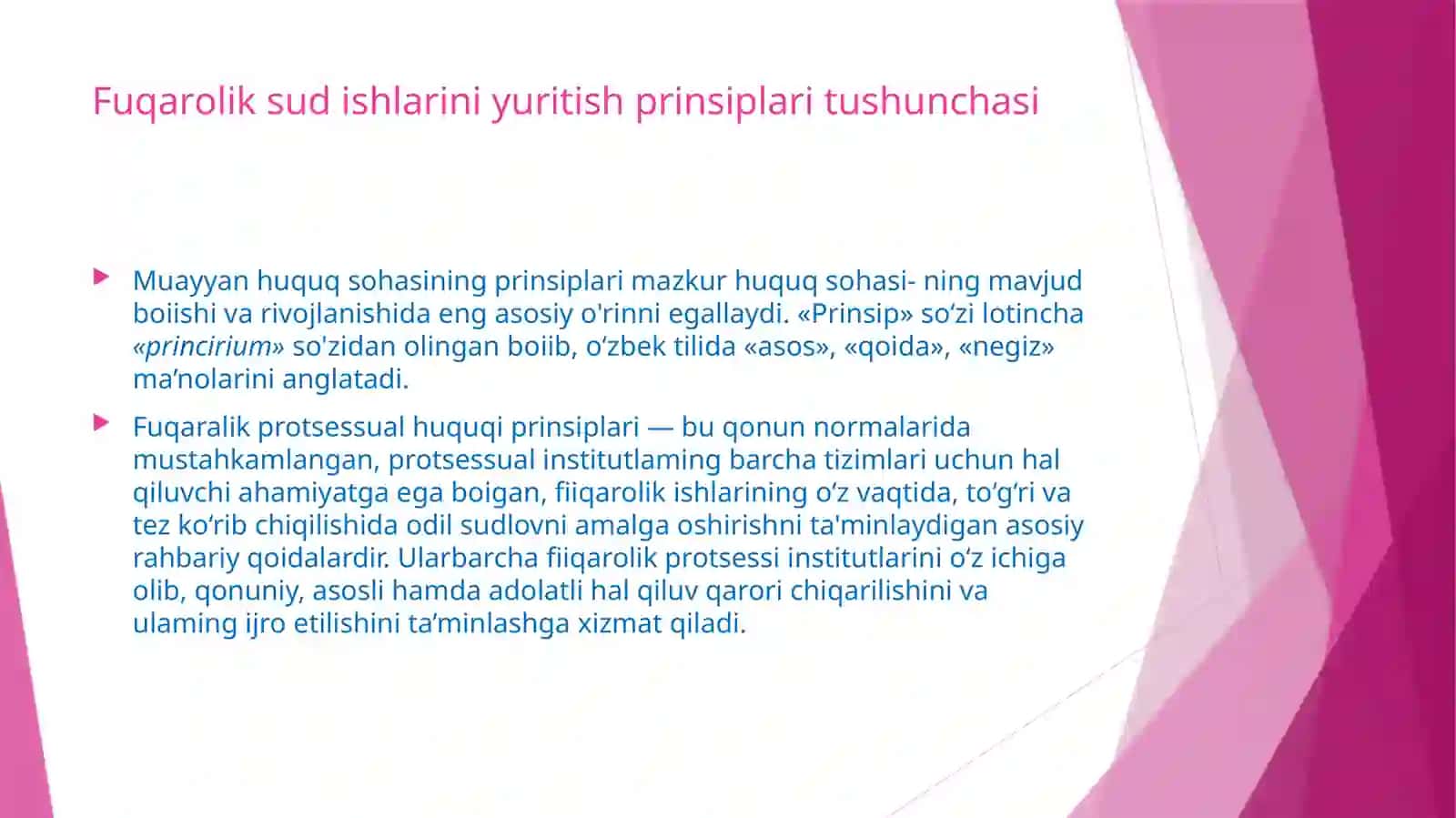 Fuqarolik protsessi prinsiplari 4