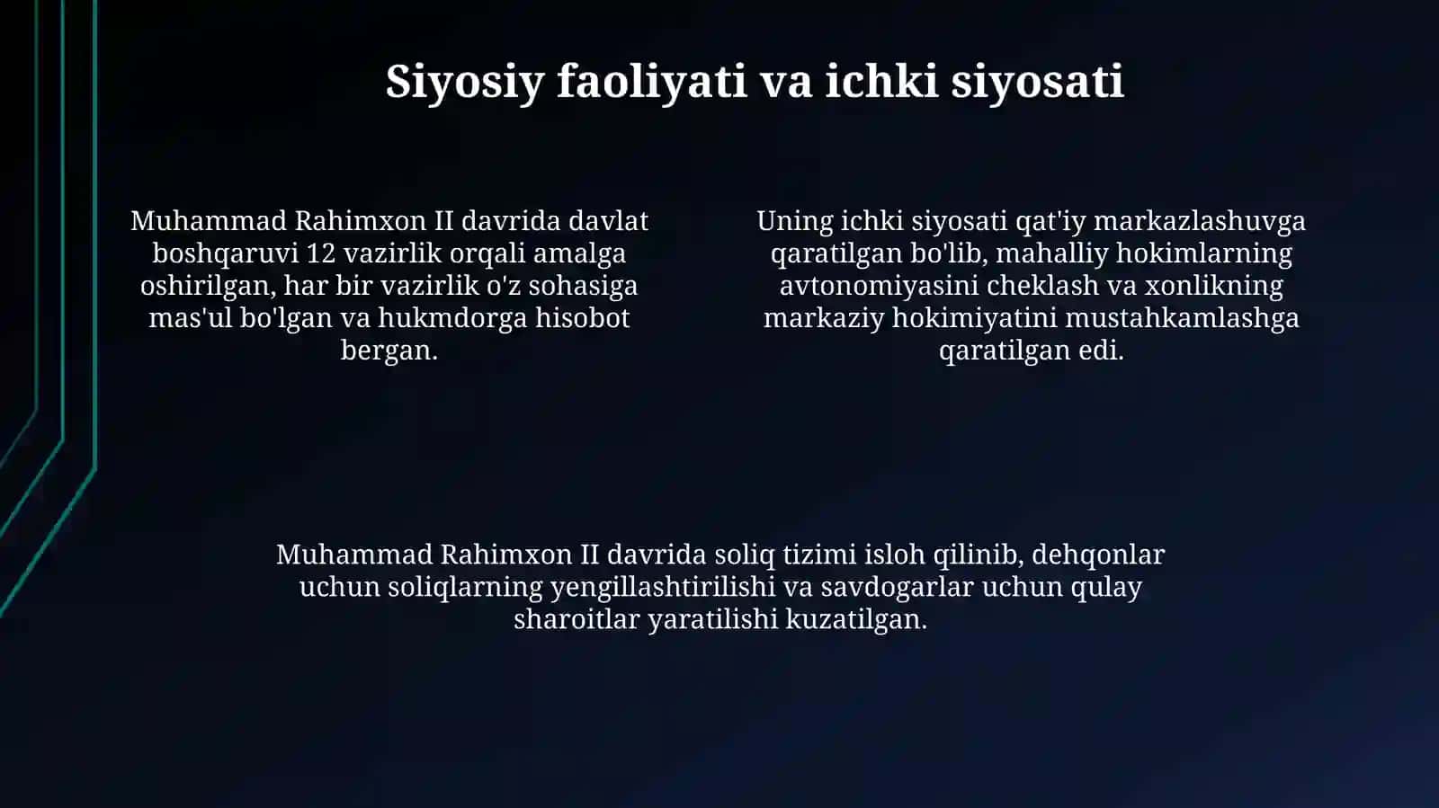 Muhammad Rahimxon II Feruz: Hayoti va Hokimiyatga Kelishi 4