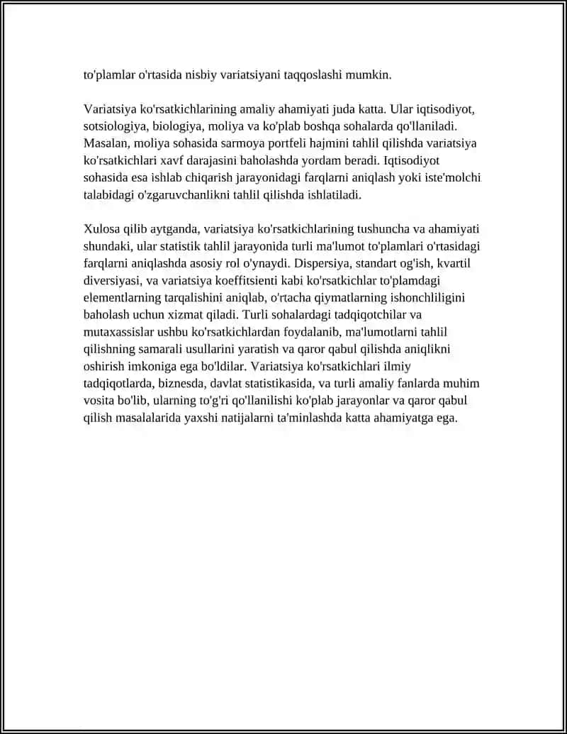 VARIATSIYA KORSATKICHLARI 4