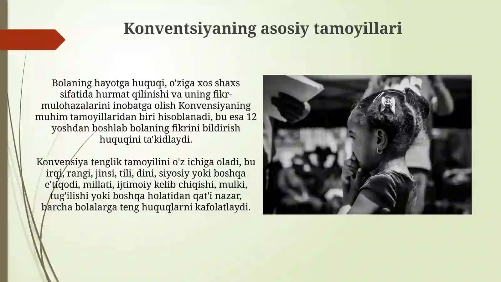 Bolalar Huquqlari Konvensiyasi 4