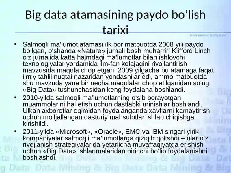 Big Data 4