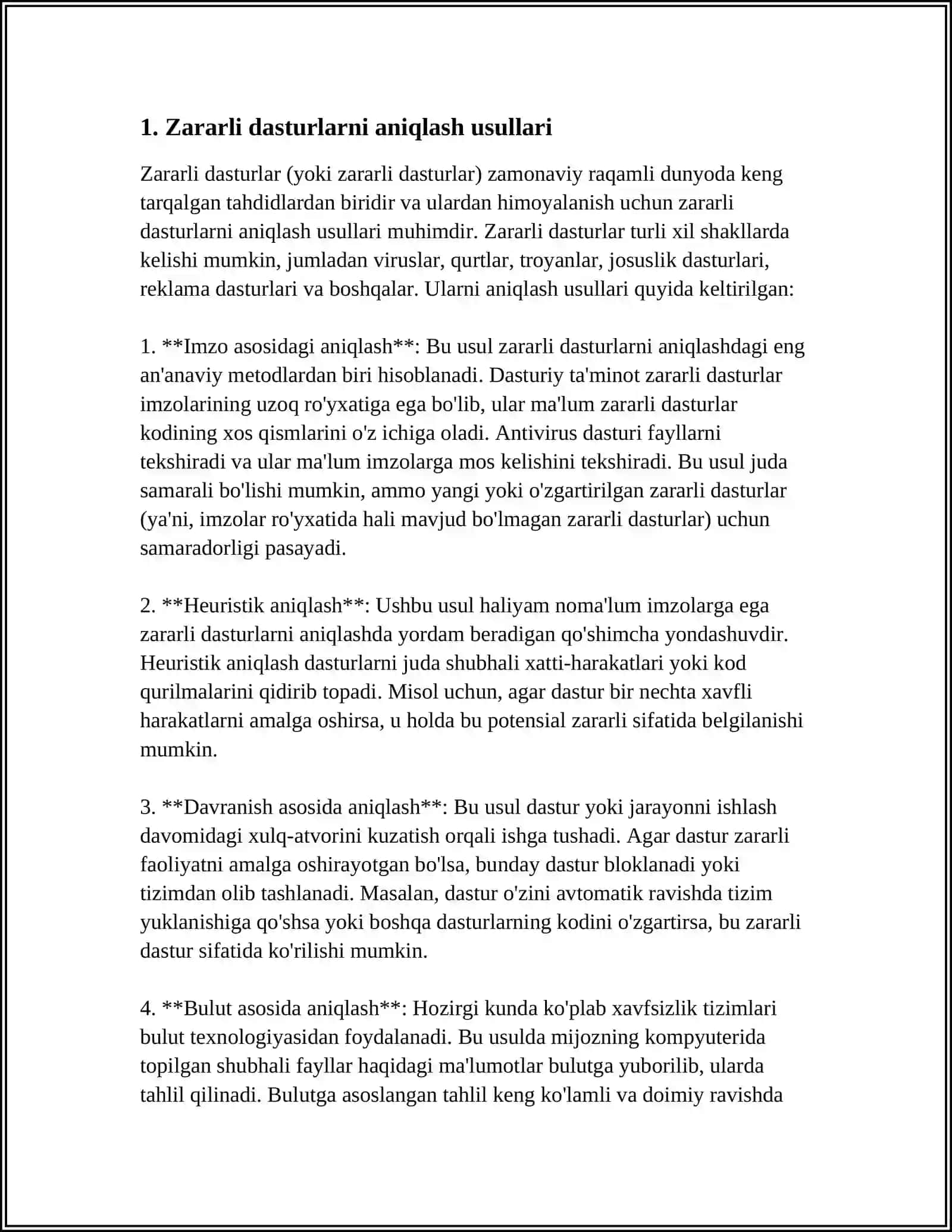 Zararkunanda dasturlar va ulardan himoyalinish 4