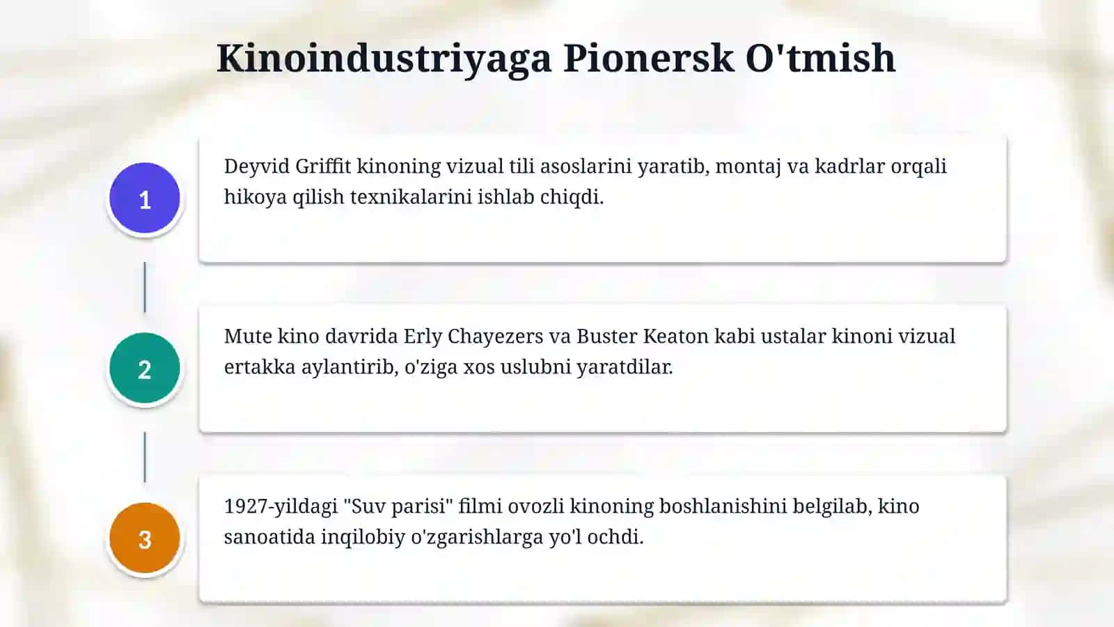 Kino sanʼati yoki industriya sifatida 4