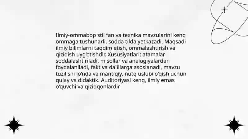SO'ZLASHUV STILI TASNIFI 4