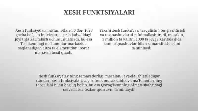Xesh jadvallari 4