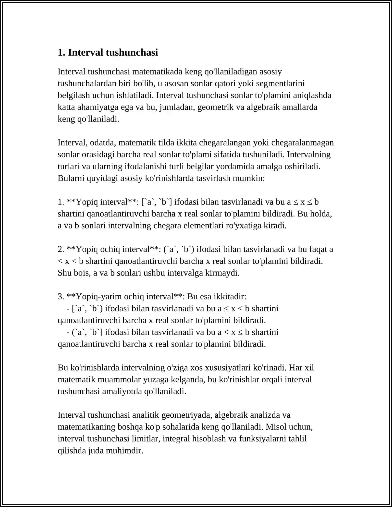 MUSIQA NAZARIYASI INTERVALLAR 4
