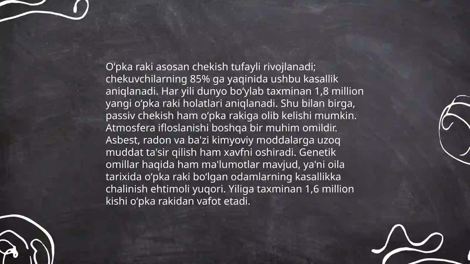 Pulmanologiya oʻpka raki 4