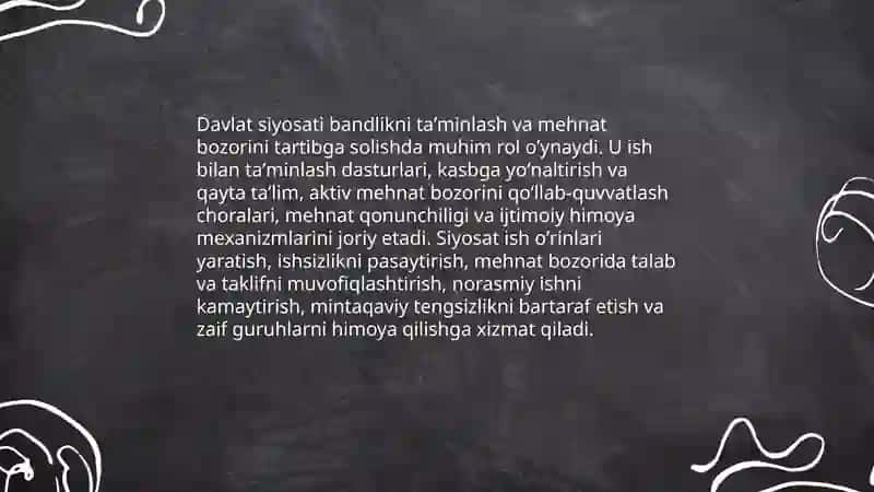 Davlatning ijtimoiy siyosatining ahamiyati 4
