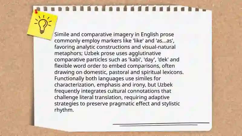 Stylistic devices in english and uzbek literature: a comparative approach 4