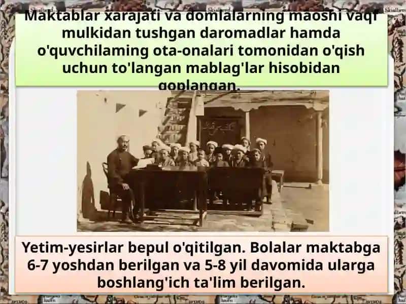 Ashtarhoniylar davrida Ma'naviy-ma'rifiy, madaniy hayot 4