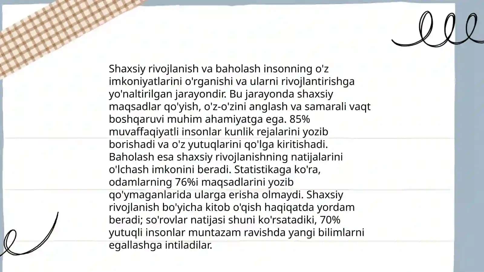 Baholashning ta‘lim tizimidagi ahamiyati haqida 4