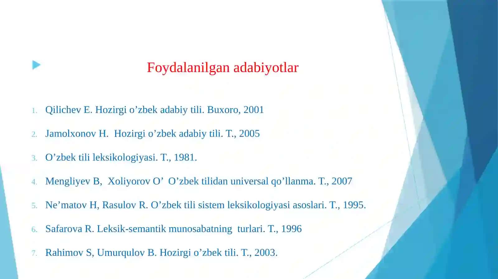 Nutq uslublari(Stilistika) 4