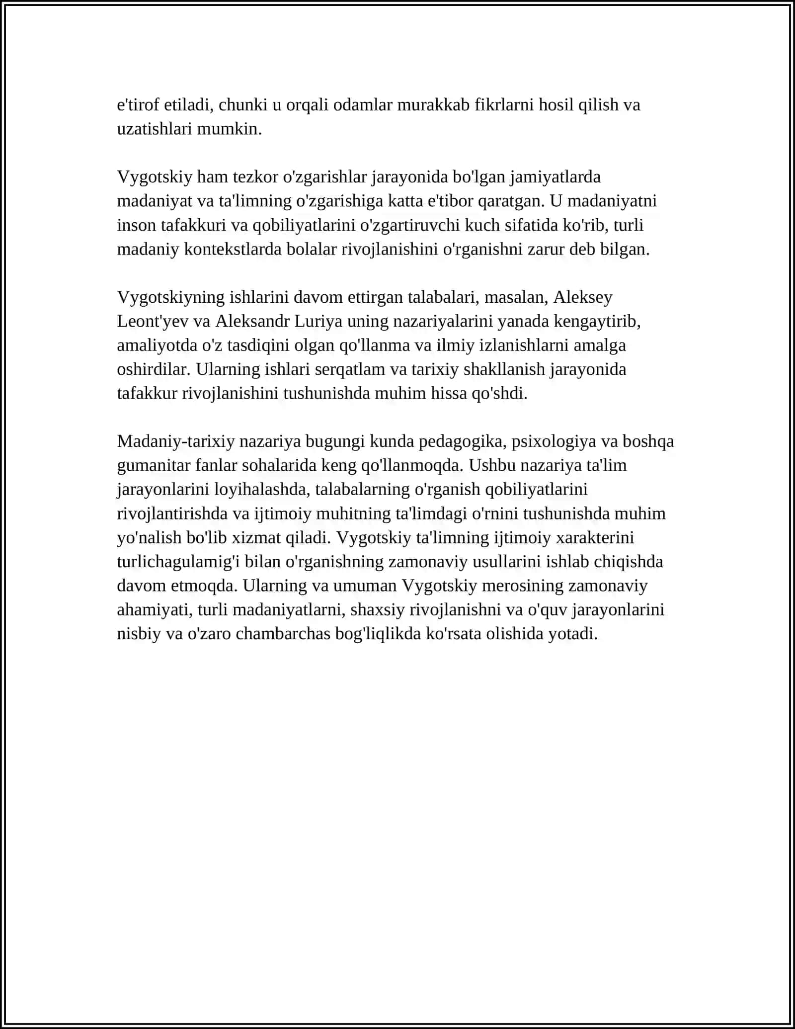 L.S.VIGOTISKIYNING MADANIY TARIXIY KONSEPSIYASI 4