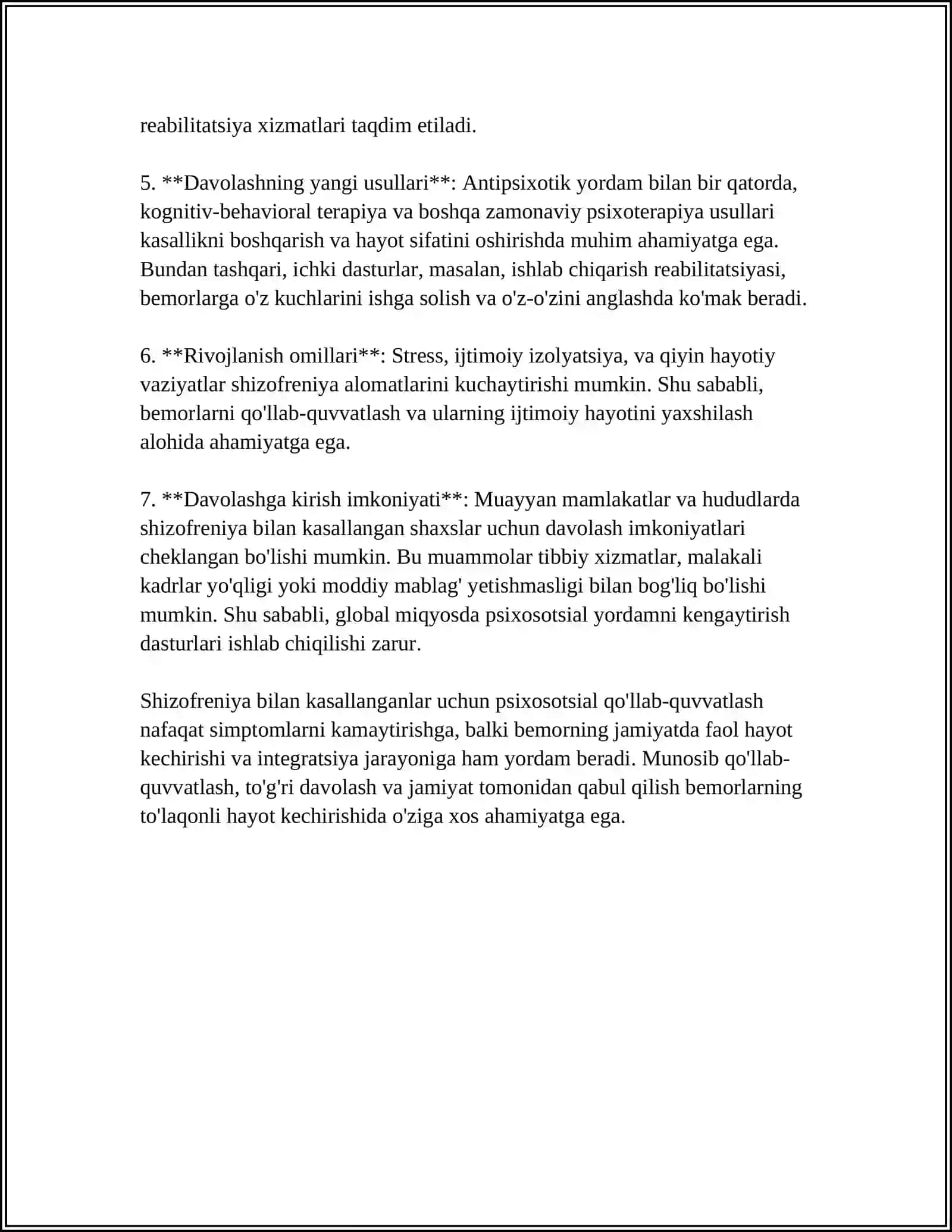 SHIZOFRENIYANING PSIXOSATSIAL JABHALARI 4
