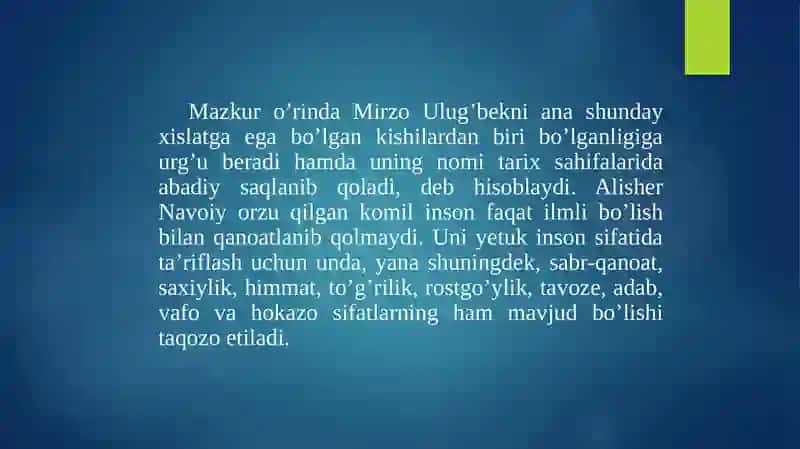 Alisher Navoiy hayoti va ijodi 4