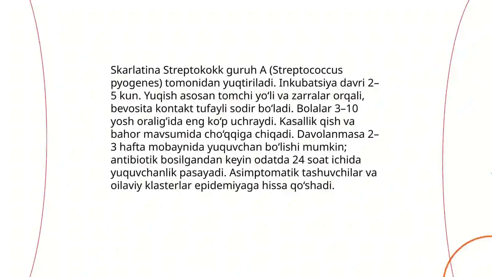Skarlatina Va suvchechak kasaligi 4
