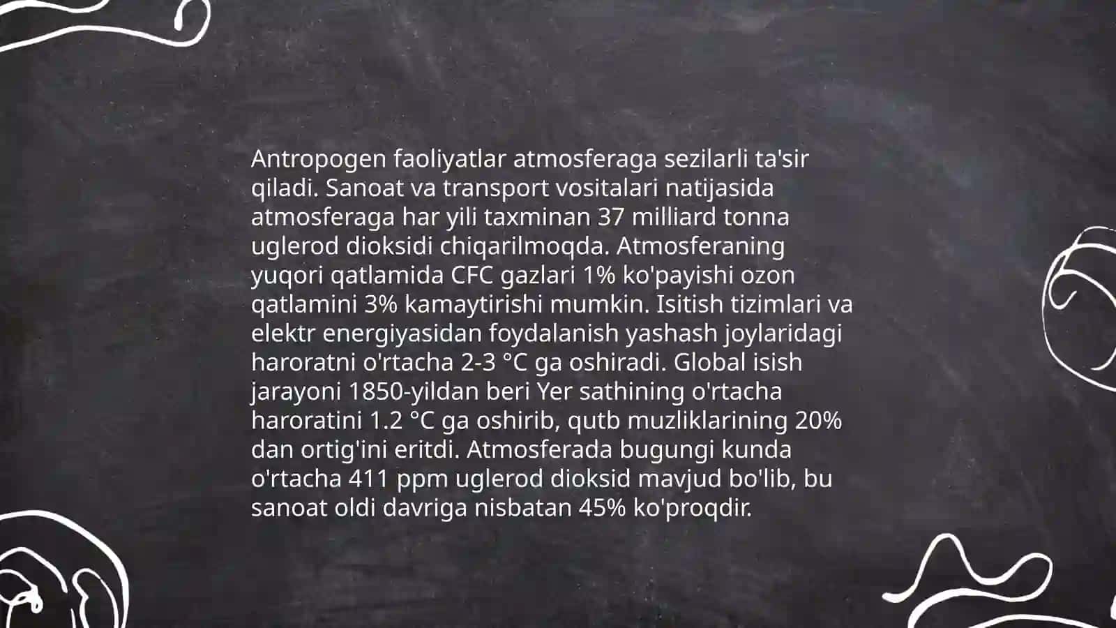 Antropogen omilning biosferaga ta'siri 4