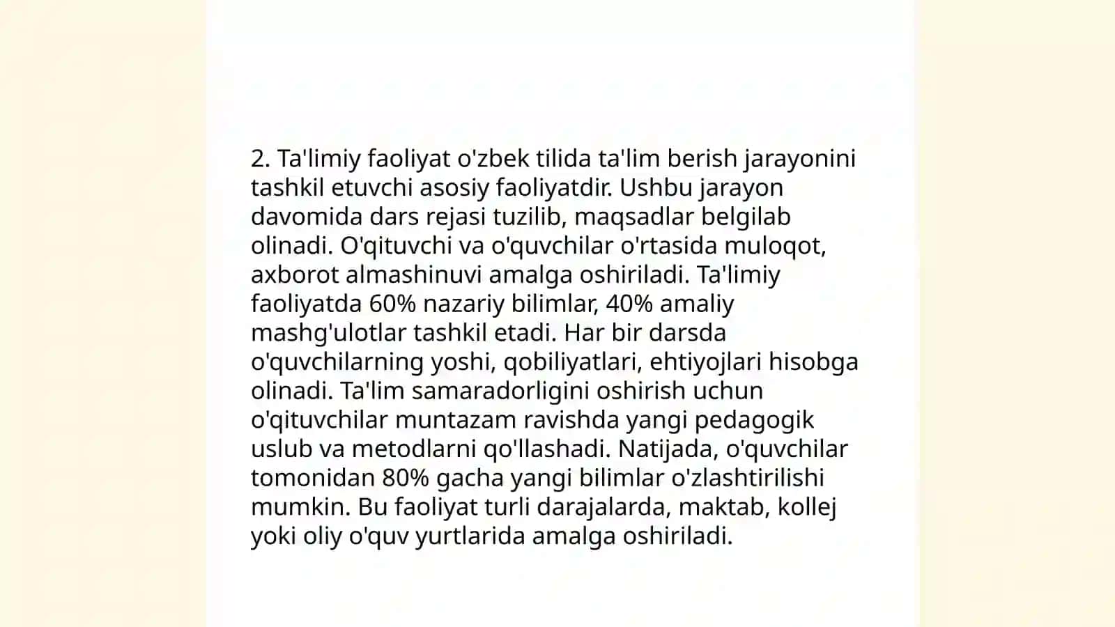 Bolalar faoliyati yònalishlari 4