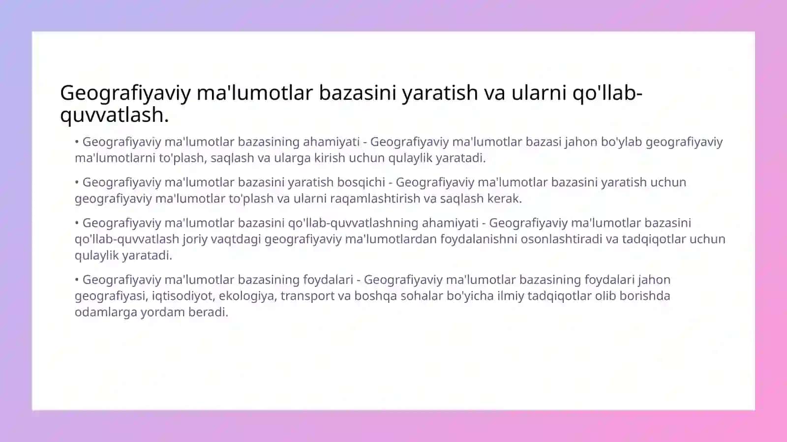 Ekspeditsiya - tadqiqot faoliyati va geografiya 4