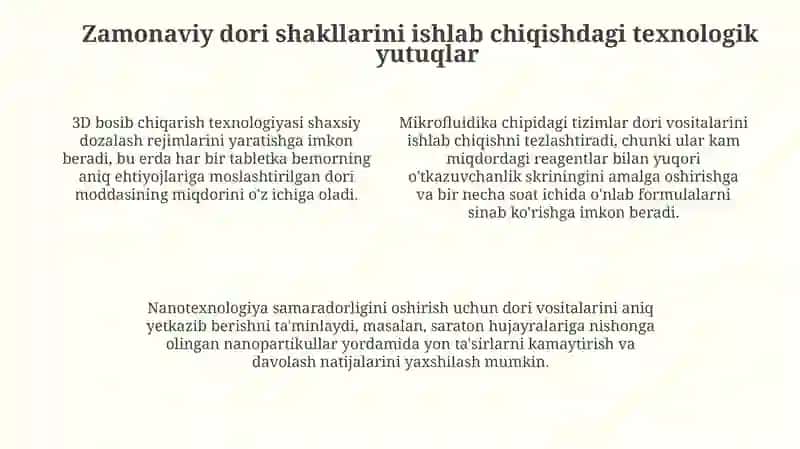 Zamonaviy dori shakllarini rivojlanish istiqbollari 4