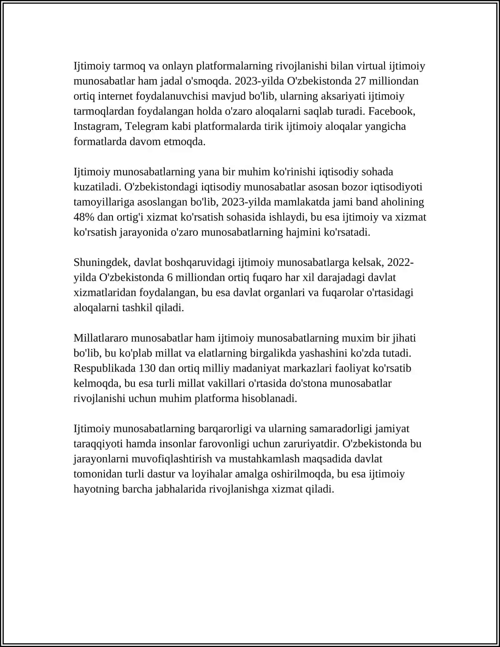 Sotsiologiyadan referat 4