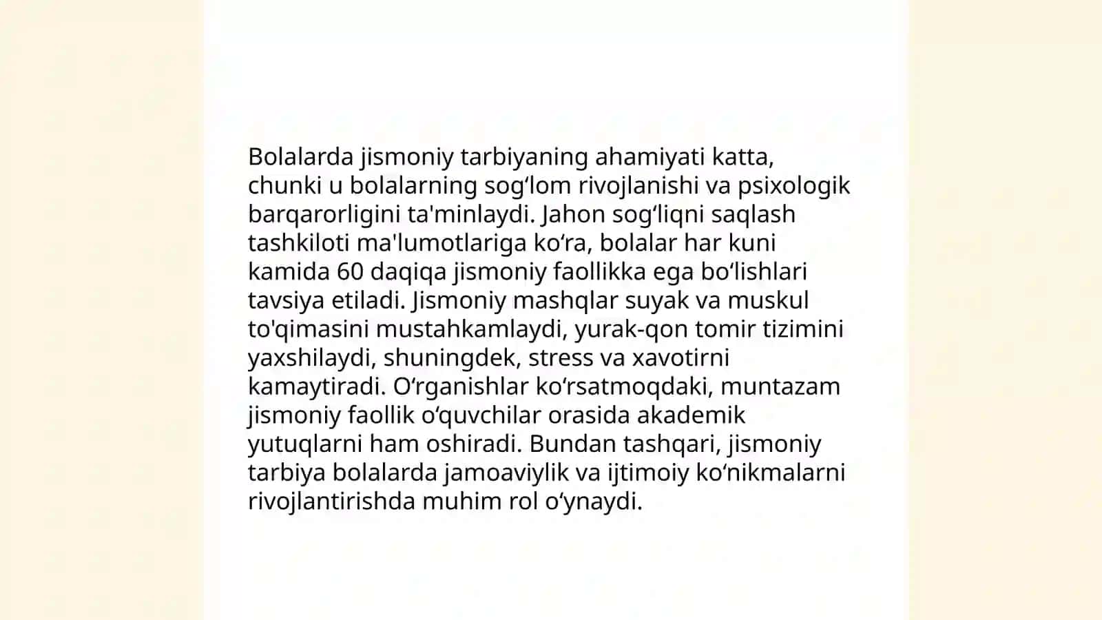 Jismoniy tarbiyla haqida 4