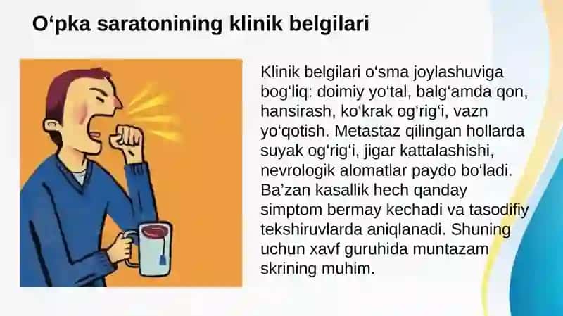 O’pka saratonining diagnostikasi va davolash usullari 4