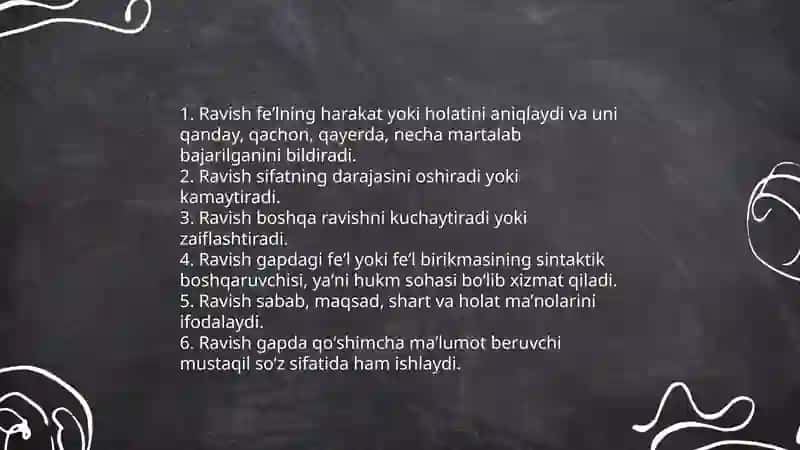 Ravish haqida tushuncha 4