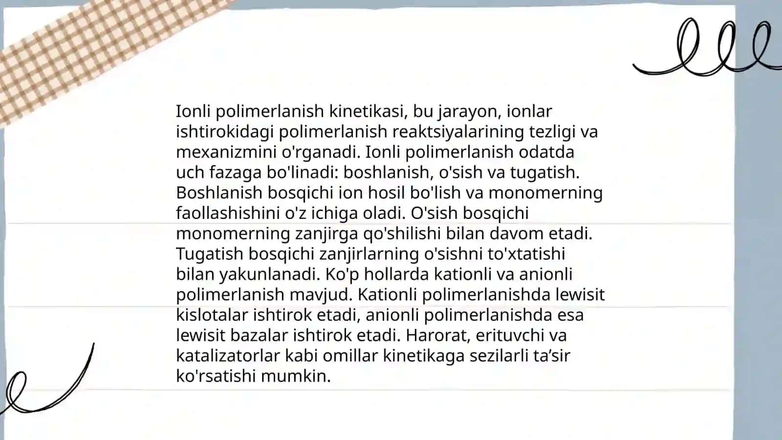 Ionli polimerlanish mexanizmi 4
