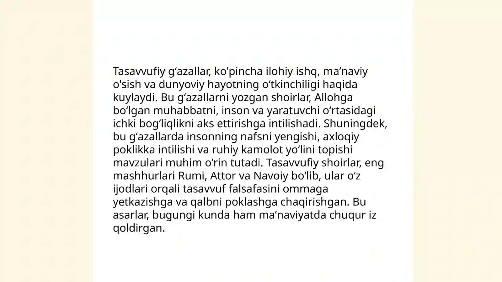 Navoiy ijodida orifina gʻazallar 4