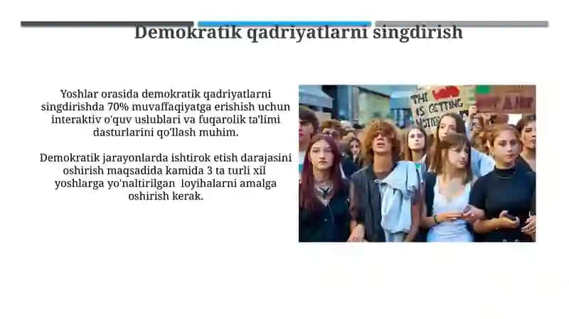 Yoshlar siyosiy madaniyatini rivojlantirish 4