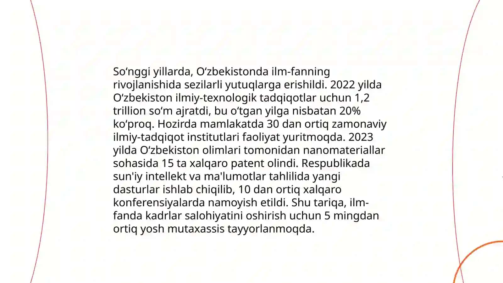 Oʻzbekiston ilm-fani:yangilanish va yutuqlar 4