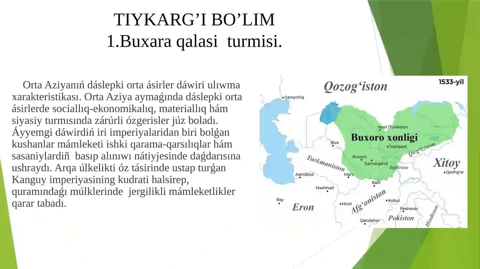 Buxara oazisi qalalari 4