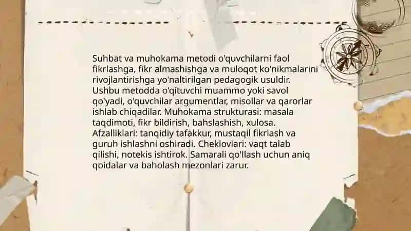 Ta’lim metodlari 4