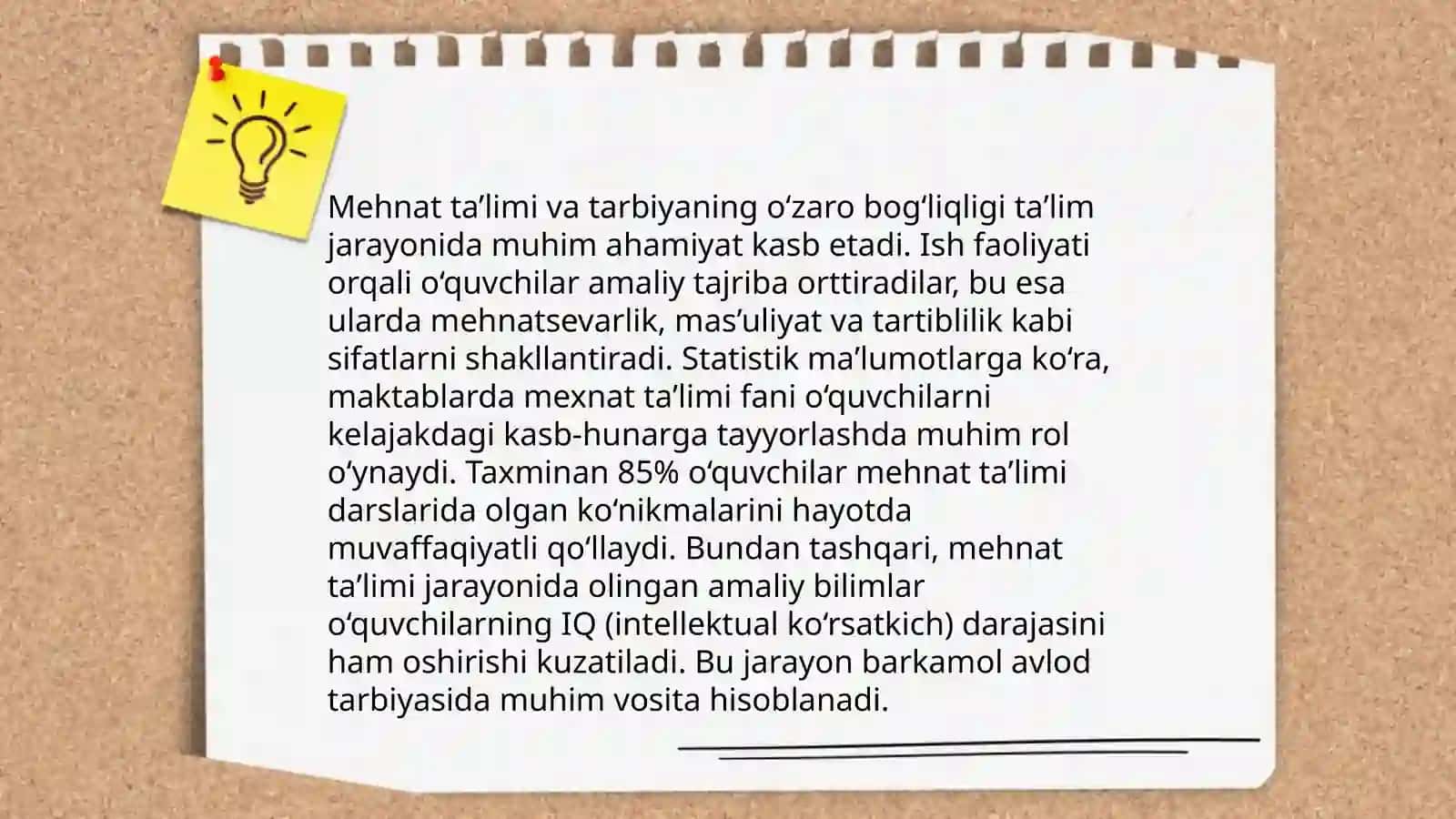 Boshlangʻich sinflarda mehnat taʼlimining vazifalari 4