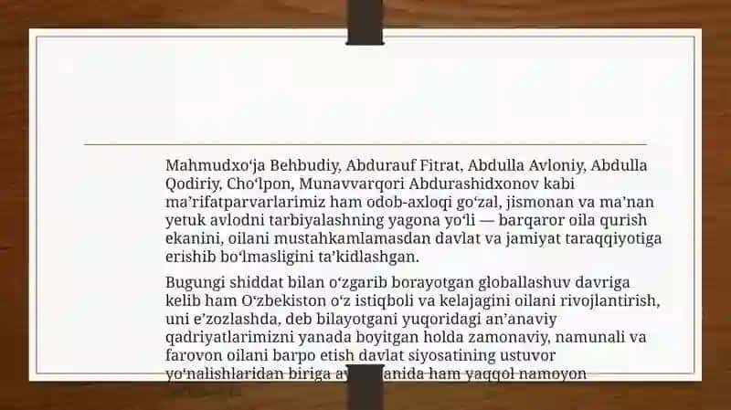 Oila haqida ma'lumot 4
