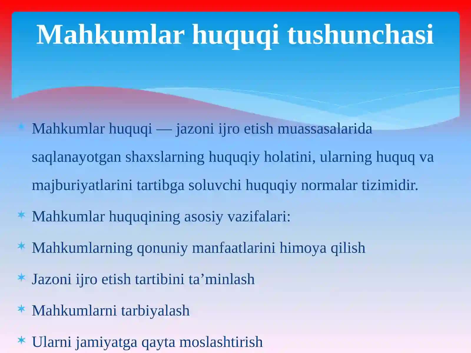 Mahkumlar huquqi tushunchasi 4