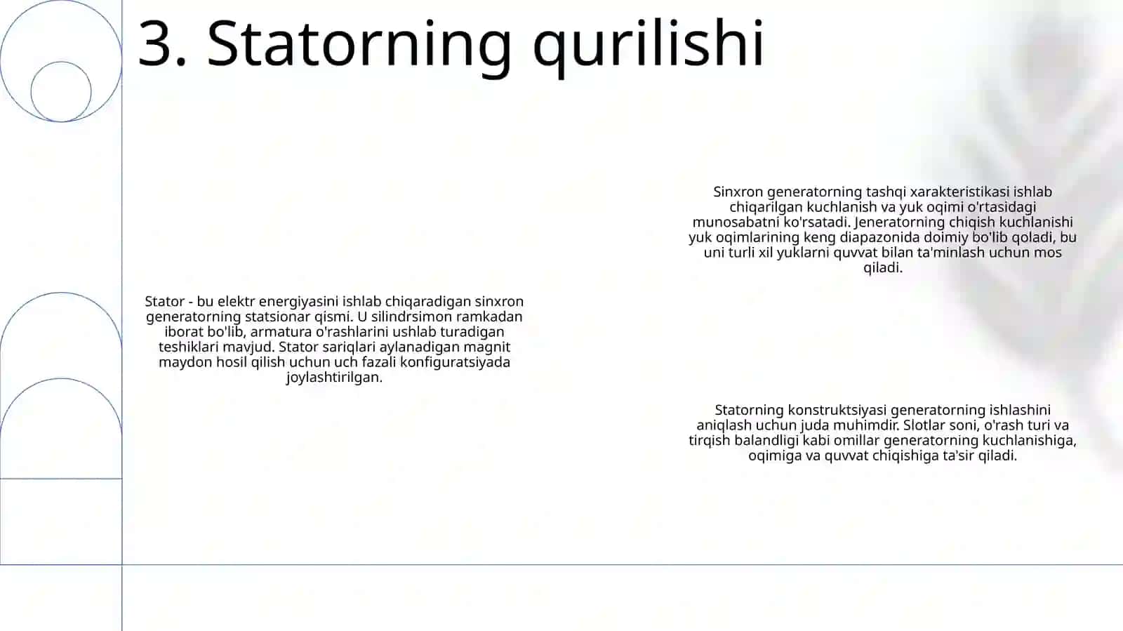 Sinxron Generatorning Tashqi Xarakteristikasini Qurish 4