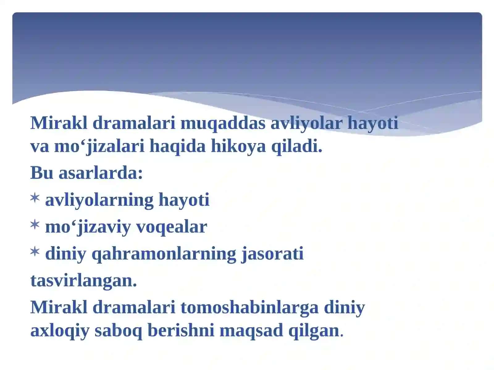 O‘rtaasrdramasinings yujetlari va “Injil” rivoyatlari 4