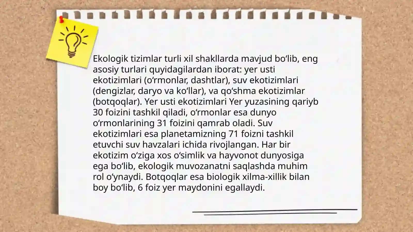 Ekologik tizimlar va ularning xususiyatlari 4