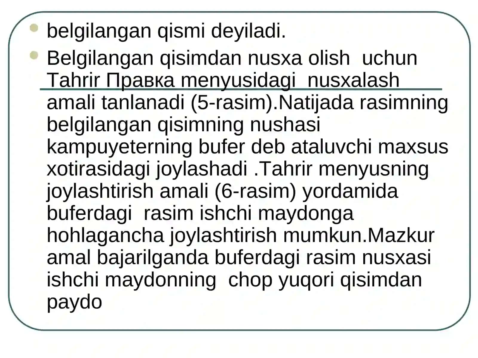 Paintda amallar bajarish 4